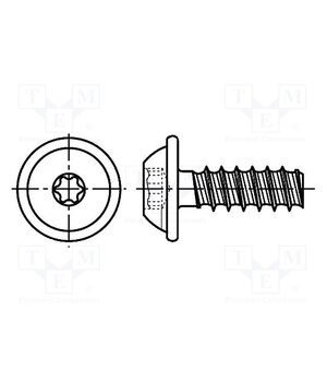 3187110 Screw; for plastic; 2.2x6; Head: button; Torx® PLUS; 6IP; steel BlyqxXh9dJwEcwwe73tFW4qVQ7ZFUCvf0it4H_pqVFM