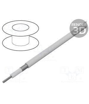 2170003 Wire: coaxial; RG188A/U; stranded; CCS; PTFE; white; 2.7mm SdAfet2qklVgkkqgZJOFgKeDtKFUUVg9oCVcxCGHeuM