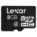 ATMINTIES kortelė micro SD 8GB su SD dydzio adapteriu