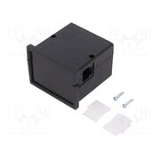 KM-62-PG/BK Enclosure: panel; X: 72mm; Y: 72mm; Z: 55mm; ABS; black; screwed JnGZWbH5YadFP6QzfTfg3f8VSbBDxRe7gkYl9BiSNjQ