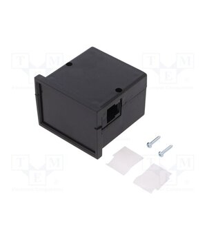 KM-62-PG/BK Enclosure: panel; X: 72mm; Y: 72mm; Z: 55mm; ABS; black; screwed JnGZWbH5YadFP6QzfTfg3f8VSbBDxRe7gkYl9BiSNjQ