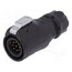 2217 Connector: circular; plug; size 16; 02; male; PIN: 9; 400V; Quicklock QmTMMgreb4CjTZ7oeFUjryRjJ7fX53Nb7baVtFUehL4