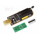 Programatorius CH341A Gold SPI flash USB, gold-plated