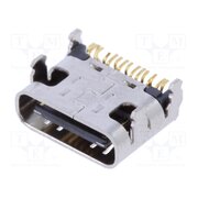 UBC-RA-TF (HF) Connector: USB C; socket; on PCBs; SMT; PIN: 12; angled 90°; USB 2.0 KgWj2IpEN4-fkTB7MyzE6uMzjg9NaO0qxKXfg62inNU