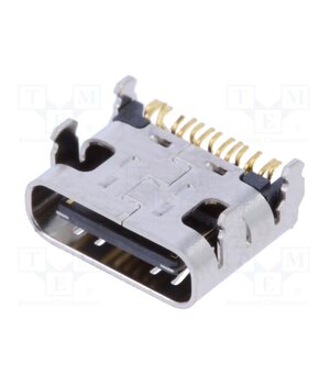 UBC-RA-TF (HF) Connector: USB C; socket; on PCBs; SMT; PIN: 12; angled 90°; USB 2.0 KgWj2IpEN4-fkTB7MyzE6uMzjg9NaO0qxKXfg62inNU