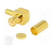 MCX1112A1-3GT30G-5-50 Connector: MCX; plug; male; angled 90°; 50Ω; soldering,crimped OQ-dMzpIwLgVbZTV4Ckk0mJP4etBbqf5PLNAfQpZ2pM