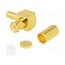 MCX1112A1-3GT30G-5-50 Connector: MCX; plug; male; angled 90°; 50Ω; soldering,crimped OQ-dMzpIwLgVbZTV4Ckk0mJP4etBbqf5PLNAfQpZ2pM