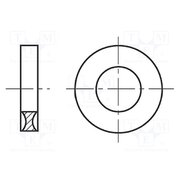 1405322 Washer; round; M3; D=8mm; h=2.2mm; polyamide; BN 1078 zO0ahla8jCpRHLlvLGqZb704aXMTbBKTo4N_67c5Cdw