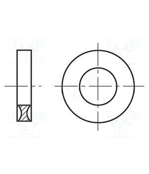 1405322 Washer; round; M3; D=8mm; h=2.2mm; polyamide; BN 1078 zO0ahla8jCpRHLlvLGqZb704aXMTbBKTo4N_67c5Cdw
