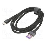 CATKLF-PG1 Cable; USB A plug double sided,USB C plug; 1m; black; textile syO8mhiY4BlilIFCCWdaFHBy6HPZQl-Ql09QZCyCIjo