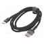 CATKLF-PG1 Cable; USB A plug double sided,USB C plug; 1m; black; textile syO8mhiY4BlilIFCCWdaFHBy6HPZQl-Ql09QZCyCIjo