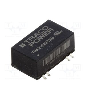 TIM 2-2423SM Converter: DC/DC; 2W; Uin: 18÷36VDC; Uout: 15VDC; Uout2: -15VDC; SMT Y5cYGvCCZ2RhTl_kByb2KnZkleAQxYELLhZavNY4wqA