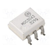 MOC3043SM Optotriac; 4.17kV; Uout: 400V; PDIP6; Ch: 1; MOC304XM; 2kV/μs RMRsf-6oPsEBaEZiPuZLGx3KzJSZfZISiKbGF5zPoqk
