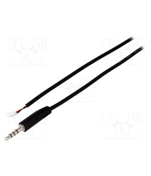 FC68122C Connector: Jack 3,5mm x 16,8mm; plug; male; ways: 4; 2m gyIKKoa57JBkXEPujhOLIDK1b-1bkb1762Zi05w6dAs