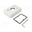 PFA120 Accessories: junction box; 115x160x38.8mm; white; -40÷60°C Gxrsf7z7zUCLi_4jPQho2twQRXkukHcCoY7KJxXW88Y