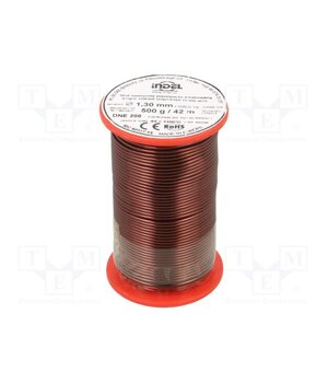 DNE1,30-500G Coil wire; single coated enamelled; 1.3mm; 0.5kg; -65÷200°C tpvU63-wEgBaaTlcExh533P30IjeTRcbe4MQseHTqCA
