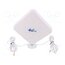 4G-ANT-PNL01-TS9 Antenna; LTE; 20dBi; for wall mounting; 50Ω; -40÷85°C; TS9 c2TNjuU_VUqESNH_-nB3-FlwsOrh26ic13UQW9MSp48