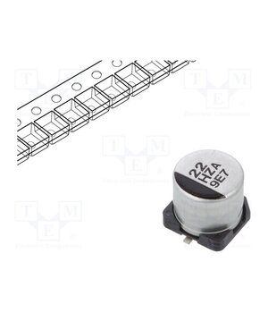 EEHZA1H220P Capacitor: hybrid; 22uF; 50VDC; SMD; ESR: 80mΩ; ZA; ±20%; Ø6.3x5.8mm W8uhAfrdwjTIaVH24Qs6czL37EYGseMLhA1XdrDfwDc