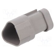DT04-3P-P006 Connector: wire-wire; terminator; male; DT; PIN: 3; IP68; grey SXBvhHMYoXQ6eHde46JfU3BoKT2B42KnijCFDmvLmhQ