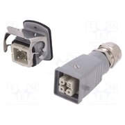 1802470000 Connector: HDC; male + female; HA; PIN: 4; 16A; 400V; 3+PE; size 1 LbrW34roXhvS8mdIIHIMJMuYyK8LZiRUnVeP9PWsCf8