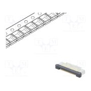 DS1020-09-18VBT1B-R Connector: FFC/FPC; tinned; SMT; 500mA; 50V; PIN: 18; 500um; ZIF; 30mΩ kb1GoFlseyQW-SFfBVQfvHbvxBWw3pJ6Hlwma4QAcKw