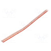 CA1076 Wire: loudspeaker cable; stranded; CCA; transparent; unshielded OSsldwlOzzpycaNj8-5omBVq1PlDTcBIGbc2Y1p33OQ