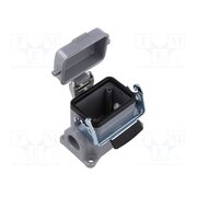 10007000 Enclosure for connectors: HDC; size H-B 6; with latch; straight UJDwiR_wsP4olQtmmvyRW_o81IjjWX9RnKTxUpF32Ms