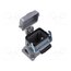 10007000 Enclosure for connectors: HDC; size H-B 6; with latch; straight UJDwiR_wsP4olQtmmvyRW_o81IjjWX9RnKTxUpF32Ms