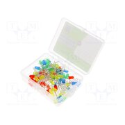 OKLEDT51005A Diode: LED-kit; THT; 5mm; 100pcs; 1.8÷2.4/2.7÷3.4VDC; plastic box JScRkPsBK1CmLqw1FZqK3c7BLm9VMICsgVlrYuWqJHc