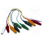 BU-00286 Test leads; Urated: 300V; Inom: 7A; Len: 0.3m; aligator clip oSWW4RS2jjGnez9n9HVDzj0xaJ3SNFyEhnKmLWJPNLg