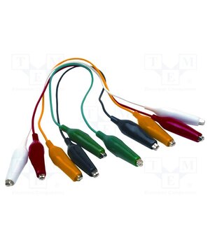BU-00286 Test leads; Urated: 300V; Inom: 7A; Len: 0.3m; aligator clip oSWW4RS2jjGnez9n9HVDzj0xaJ3SNFyEhnKmLWJPNLg