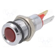 19010053 Indicator: LED; flat; red; 2VDC; Ø8mm; connectors; metal 9o2uQtytFIj7CDN9Tcin6M2O_9s0beacfF7nPvm0uLI