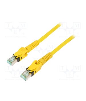 09488485745030 Patch cord; S/FTP; 6a; stranded; Cu; 3m; PUR; yellow; 27AWG; Cores: 8 VhWzQF0UyhjoVuWFMxTKuWb7OIeWGzUuaJj2nn8hpTg