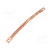 60125 Braids; earthing tape; 16mm2; Ø1: 9mm; Ø2: 9mm; 120A; L: 0.23m pulh-wVHx3WGldQTItFcTfMKrAt5qRI7LV04nalRDxE