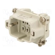 C14610A0060001 Connector: HDC; contact insert; male; 500V; PIN: 6; 6+PE; size E6 LOZniaESMQheKkdAlfGMnXs8s4KG3JHN6gLjmrYGElU