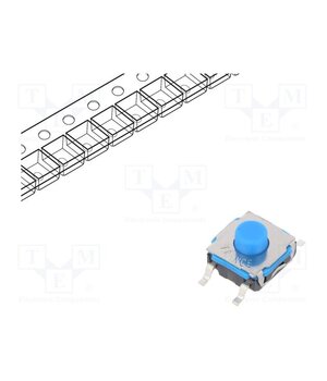 KSC721G LFS Microswitch TACT; SPST-NO; Pos: 2; 0.05A/32VDC; SMT; none; 4.3mm aLZbJ9Y6rqutzrifkdZ2RXUePwUq1spj7kXXjrMQVLI