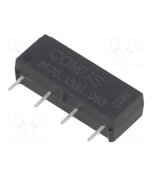 3570.1331.053 Relay: reed switch; SPST-NO; Ucoil: 5VDC; 500mA; max.150VDC; 10W UJbbw1aA9wiH3BRkUiYHbxmVBR5BQ9M19BX7ncXJXPU