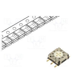 ERD710RDZ Encoding switch; DEC/BCD; Pos: 10; SMT; Rcont max: 200mΩ; 5.1Ncm L48EpESvwGOy2jNhisScpBAMc13i2zdArJqBx4tqsWo