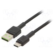 KABGC06 Cable; USB 2.0; USB A plug,USB C plug; 1.2m; black; 480Mbps xRmjkaHB2LUsI7tumHw1c5bZr9BOnI8p_Pbu8oh8n3k