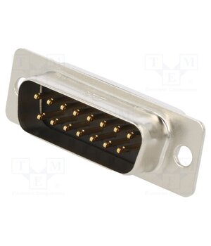 HDAB-15P(05) Connector: D-Sub; PIN: 15; plug; male; soldering; HD UvIfp5xzz7KSdlMBga_y1u0KJzAbul7W28O5wNCkj6A