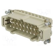 09360162601 Connector: HDC; contact insert; male; 16A; 90V; Han® Ex; PIN: 16 iiI62B6QIcxKjxcAxemf0U4WN1NJJaLIYE1DvIIUMJ4