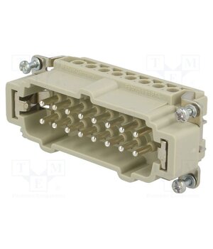 09360162601 Connector: HDC; contact insert; male; 16A; 90V; Han® Ex; PIN: 16 iiI62B6QIcxKjxcAxemf0U4WN1NJJaLIYE1DvIIUMJ4