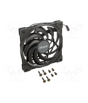 AK-FN122-BK Fan: DC; axial; 12VDC; 120x120x15mm; 31.5dBA; HDB; 700÷2000rpm; slim 6LpmfSjYx6kQTnEFHFd_cWCTKaVjLb_-oT5AR4t2XBM