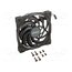 AK-FN122-BK Fan: DC; axial; 12VDC; 120x120x15mm; 31.5dBA; HDB; 700÷2000rpm; slim 6LpmfSjYx6kQTnEFHFd_cWCTKaVjLb_-oT5AR4t2XBM
