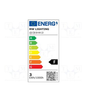 UQS-COB-5W-WW-12V-50M COB LED tape; white warm; LED/m: 320; 8mm; IP20; 180°; 5W/m; 12VDC tuwinrFcNTRYzOQoCB1DEp94LpQZvN_LyzVSLgUB8RM