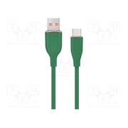 CC-USB2S-AMCM-1.5M-G Cable; USB 2.0; USB A plug,USB C plug; 1.5m; green; silicone; 2.1A dwLJ7W_HoRi-XLaUHfuxVvjTKhsA3p2Zhqub1NfXI3c
