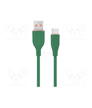 CC-USB2S-AMCM-1.5M-G Cable; USB 2.0; USB A plug,USB C plug; 1.5m; green; silicone; 2.1A dwLJ7W_HoRi-XLaUHfuxVvjTKhsA3p2Zhqub1NfXI3c