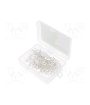 OKLEDT5100WA Diode: LED-kit; THT; 5mm; 100pcs; white cold; 2.7÷3.4VDC; 20mA; 30° cYPoOrKe5LLkpzqV3Uo0pBPA3ncADQuubZNDV6vV02s