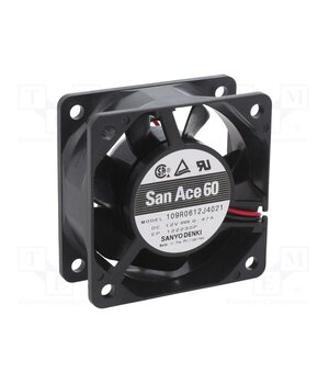 109R0612J4021 Fan: DC; axial; 12VDC; 60x60x25mm; 63.6m3/h; 44dBA; ball; 7600rpm gKqBXOu4PtR5vOkaBWrdPsliquOZM39hnD7EX8dV438