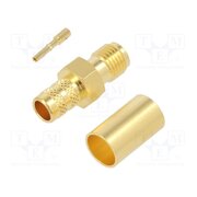 132240 Connector: SMA; plug; female; straight; 50Ω; soldering,crimped 1kxFJ3EOnYCz2Iey3SdQVJnXESRp1zpFndnd37XqTc0